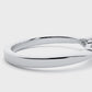 Three Stone Round Lab & Moissanite Diamond Engagement Ring With Pear Side Stones