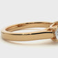 Round Lab Grown Diamond Three Stone Ring