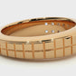 Men’s Lab Diamond Double Row Wedding Band