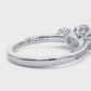 Lab Grown / Moissanite Diamond Three Stone Engagement Ring