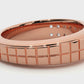 Men’s Lab Diamond Double Row Wedding Band