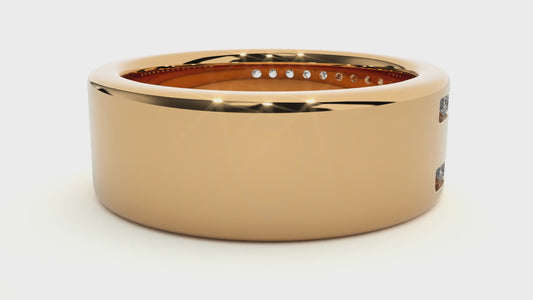 Lab Grown Diamond Luxury Men’s Wedding Band