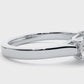 Round Lab Grown Diamond Three Stone Ring
