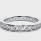 Channel Set Lab Grown Diamond Wedding Band