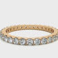 Stackable Round Diamond Eternity Wedding Band