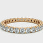 Round Cut Lab Grown Diamond Eternity Band