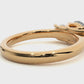 Classic Basket Set Diamond Three Stone Engagement Ring