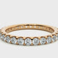 Round Cut Lab Grown Diamond Eternity Ring