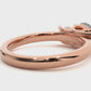 Classic Basket Set Diamond Three Stone Engagement Ring