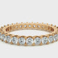 Round Cut Lab Grown Diamond Eternity Band