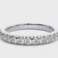 Round Cut Lab Grown Diamond Eternity Ring