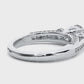 Three Stone Round Diamond Engagement Ring