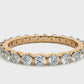 Classic Round Cut Lab Diamond Eternity Band