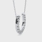 Lucky Horseshoe Lab Diamond Gold Necklace