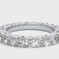 Round Cut Lab Grown Diamond Eternity Band