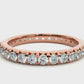 Round Cut Lab Grown Diamond Eternity Ring