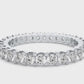 Round Cut Lab Grown Diamond Eternity Band