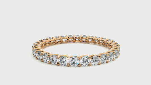 Classic Lab Grown Diamond Eternity Wedding Band