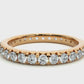 Round Cut Lab Grown Diamond Eternity Ring