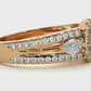 Vintage Halo Lab / Moissanite Diamond Engagement Ring