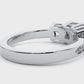 Three Stone Princess Lab Grown Diamond Engagement Ring