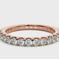 Round Cut Lab Grown Diamond Eternity Ring