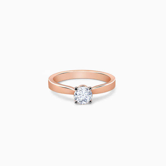 Rose Gold Joy Solitaire Lab Grown Diamond Ring