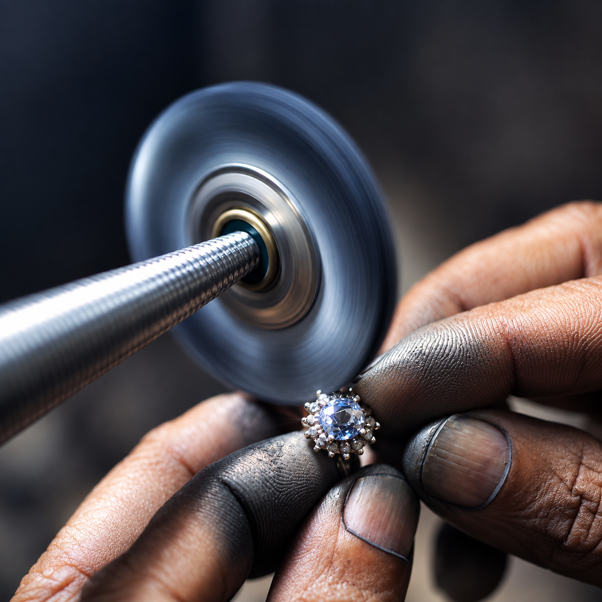 stone polishing