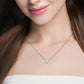 Round Halo Lab Diamond Pendant Necklace